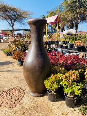 Gracelle Vase Medium Mecca Brown Finish - H1180mm x W400mm - 30kg