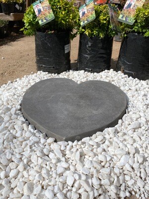 Heart Paver LARGE Black - 430x50mm - 14Kg