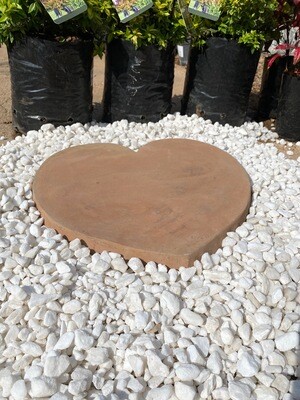 Heart Paver LARGE Soft Tan - 430x50mm - 14Kg