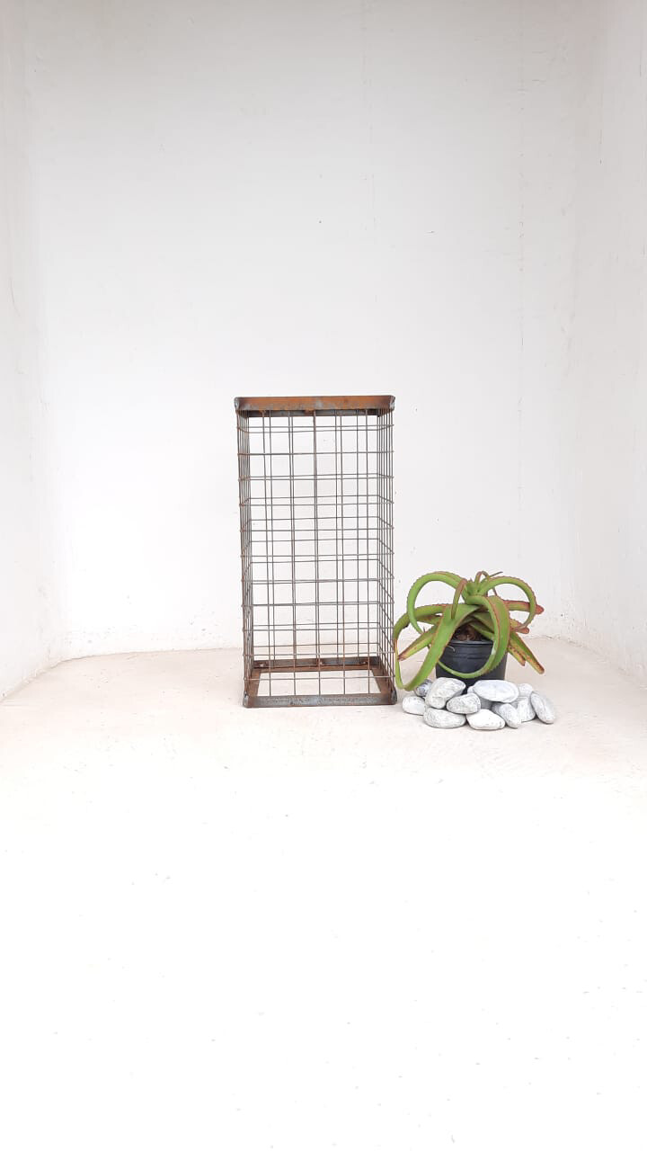 Wire Mesh Rock Planter Medium H 600mm W 300mm   (excl rocks and plant)