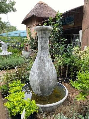 Gracelle Fountain X-Large Whitewash Finish - H1620mm x W1203mm - 185kg (Excluding Pump)