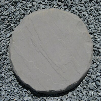 Round Mountain Slate Stepping Black - 400x40mm - 11.4kg