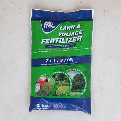 Protek Lawn & Foliage Fertilizer 7:1:3 (15) 2kg