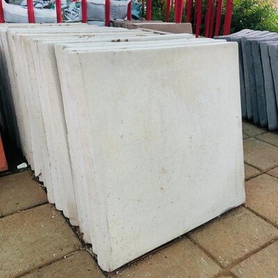 Smooth Stepping Stone Plain Cement - 600x600x50mm - 42kg
