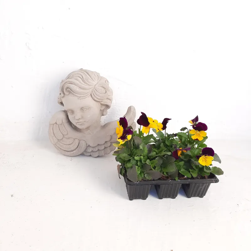 Angel Face Wall Plaque (Right) - W220mm x H200mm