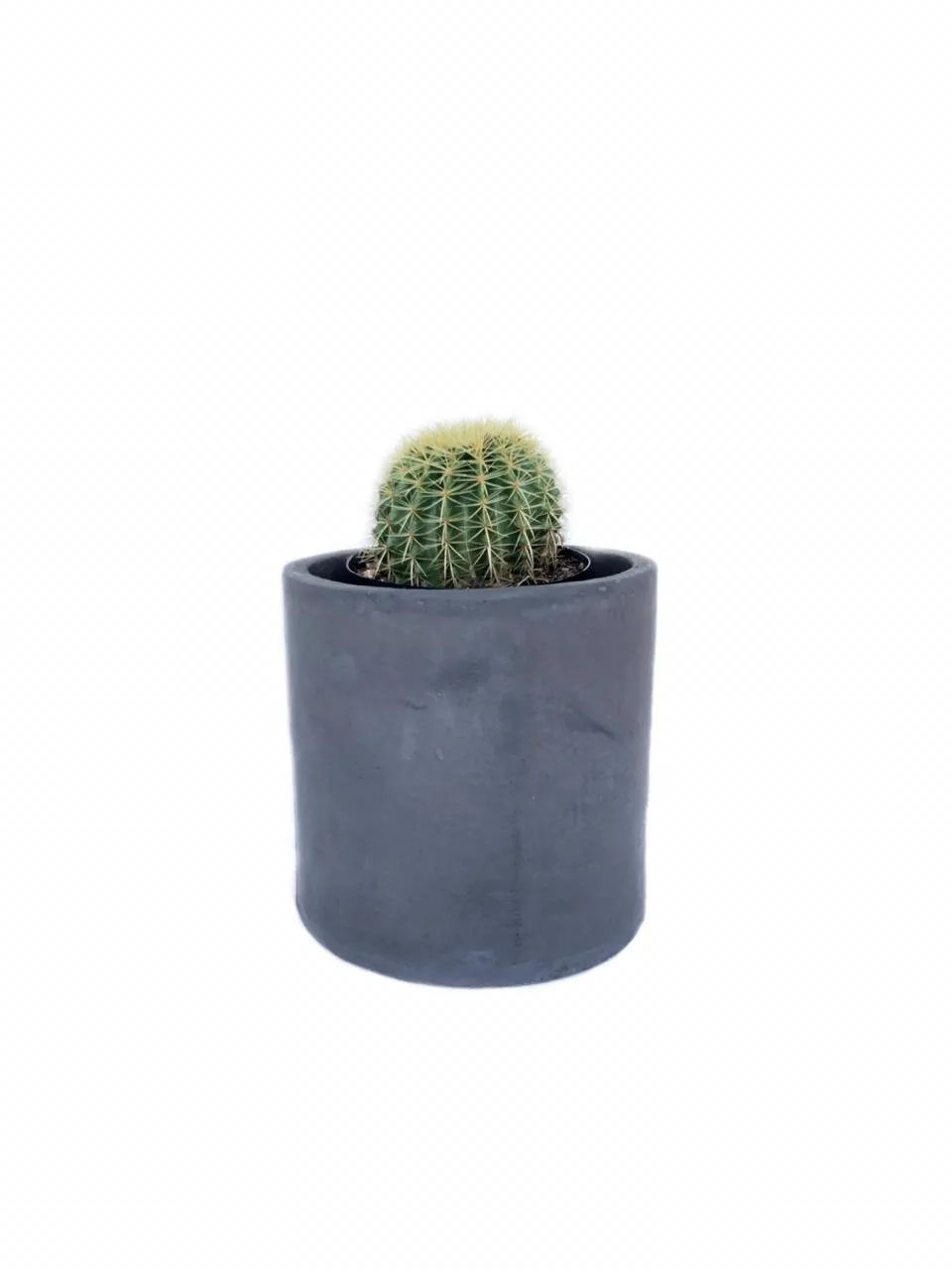 Cylinder Pot Large Black - H350mm x W370mm - 12kg