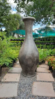 Gracelle Vase Large Weathered Grey Finish - H1620mm x W600mm - 65kg