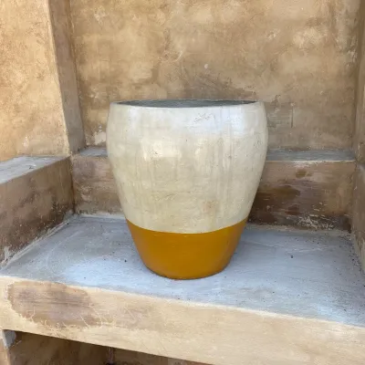 Elegant Large Yellow Stripe Finish - H480mm x 450mm - 18kg