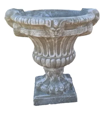Rope Urn Whitewash Finish - H700mm x W500mm - 58kg