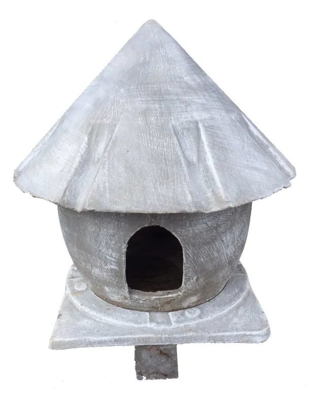 Pigeon Hok Complete (Column and Base) Whitewash Finish - 78kg