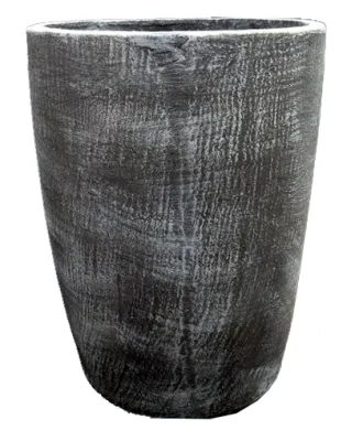 Maggie Round Pot Large Whitewash Finish - H600mm x W490mm - 30kg
