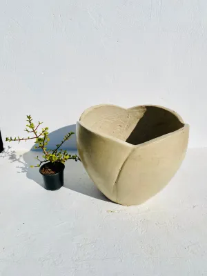 Rose Planter Large Cement Seal Finish - H360mm x  W450mm - 13kg