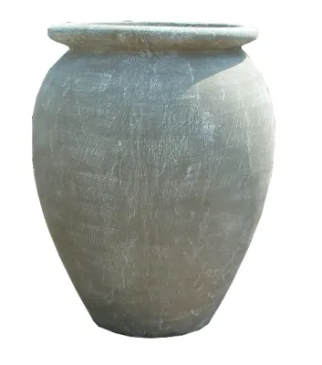 Sebastian Pot Whitewash Finish - H930mm - 60kg