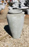 Ansie Vase Whitewash Finish - H980mm x W600mm -
45kg