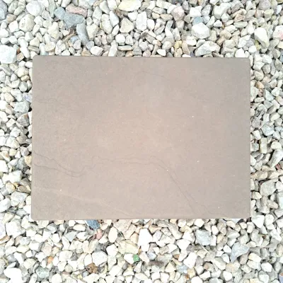Slate Stepping Cobble Golden Tan -  Rectangular - 195x145x50mm - 3.2kg