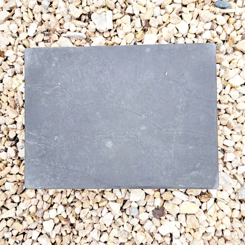 Slate Stepping Cobble Black -  Rectangular - 195x145x50mm - 3.2kg