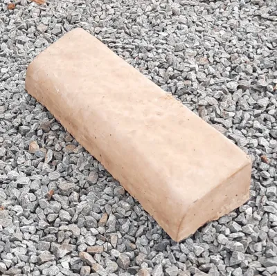 Bullnose Garden Edging Stone LARGE Golden Tan - 445x125x80mm - 8kg