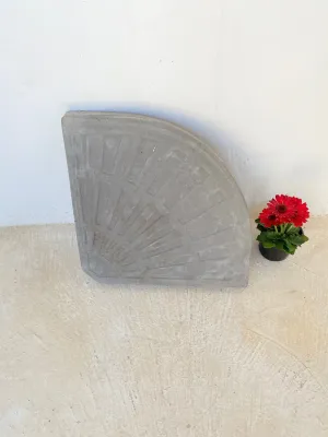 Umbrella Circle Paver Black - 500x670x45mm - 17kg