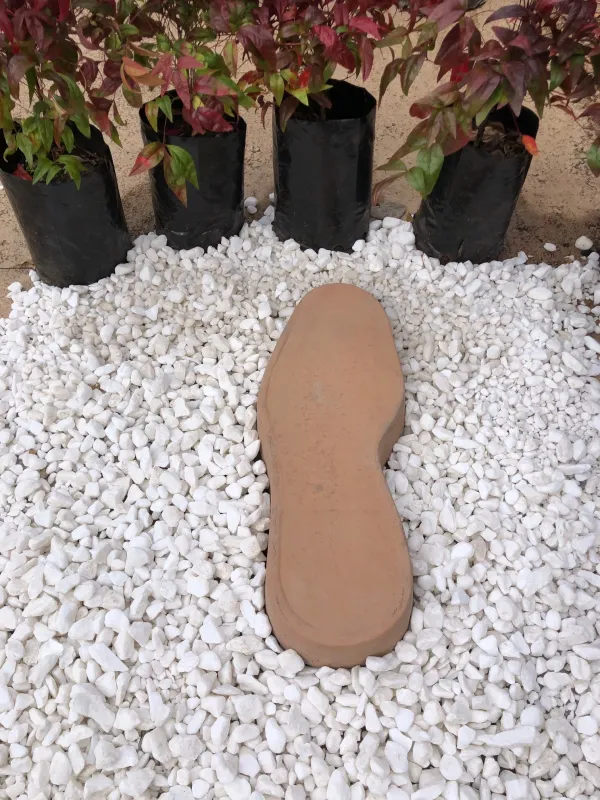 Shoe Paver Left Soft Tan -  460x180x50mm - 7kg