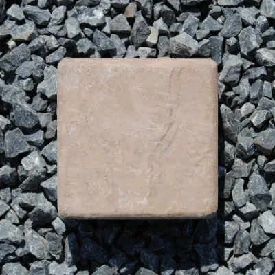 Single Cobble Golden Tan - 100x100x50mm - 0.6kg