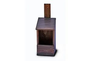 Wooden Tower Nesting Box Open