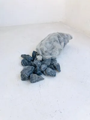 BULK Black Mini Dump Rock Ballast Selected 90-100mm 50 bags  R30 per bag
