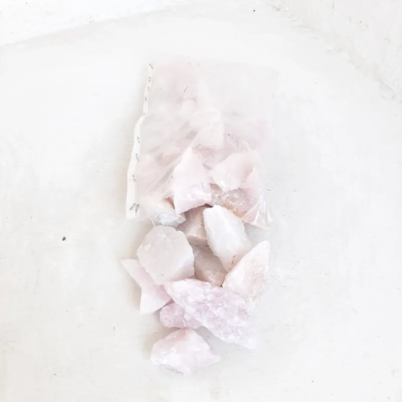 Rose Quartz Small 45-70mm 150x250mm Mini bags between 3-4kg
