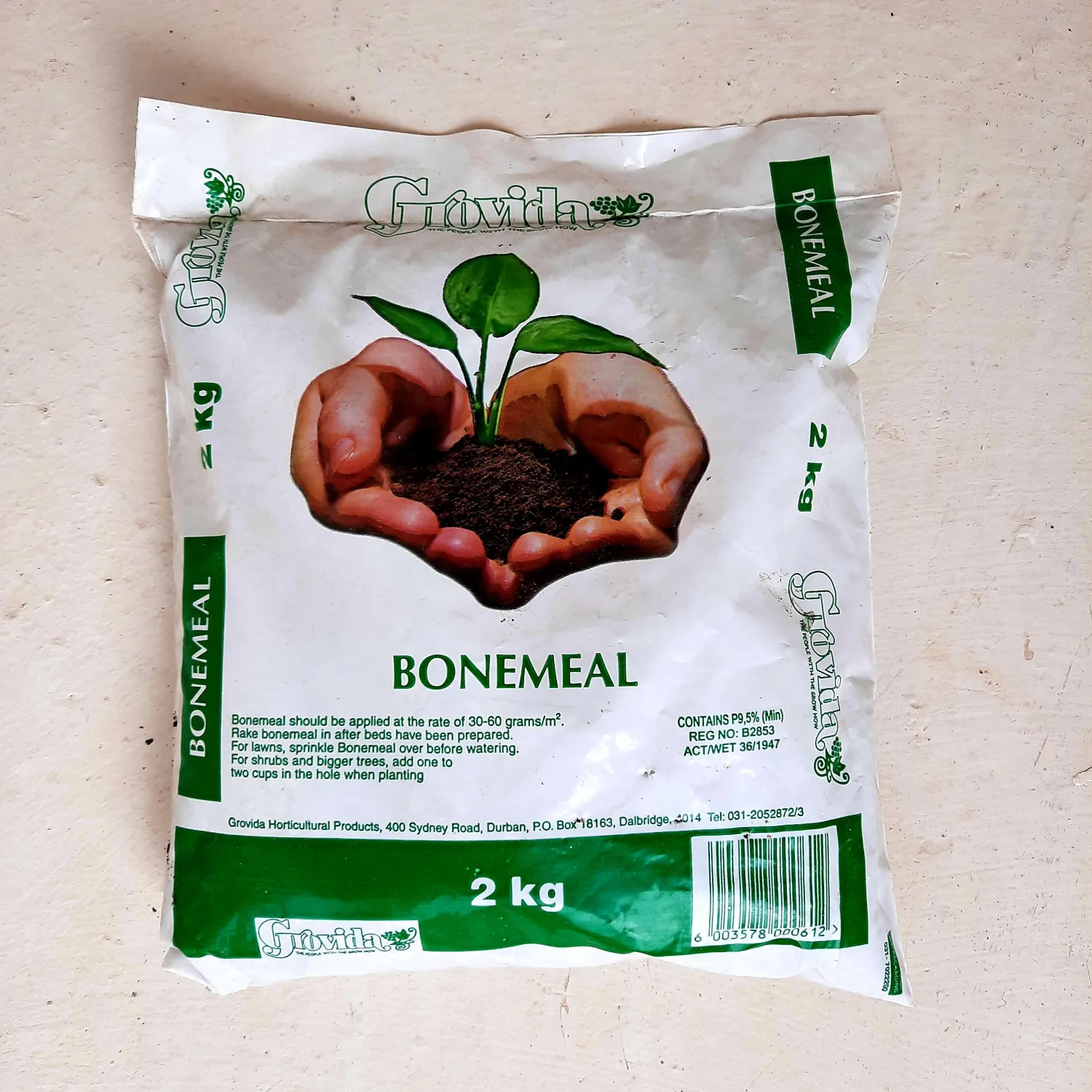 Grovida Bone Meal 2kg