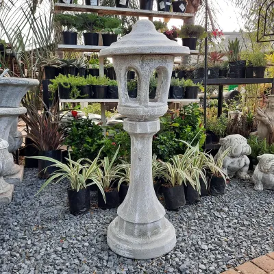 Swazi Light (Lamp) Medium Whitewash Finish - H1145mm x W425mm - 79kg