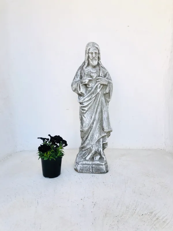 Jesus Whitewash Finish - H800mm - 41kg