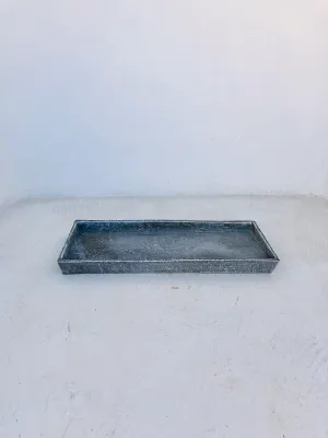 Drip Tray Rectangular Whitewash Finish - W250mm x L520mm - 5kg