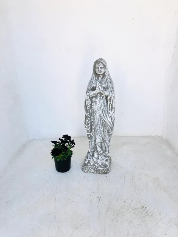 Mother Mary Whitewash Finish - H800mm - 28kg