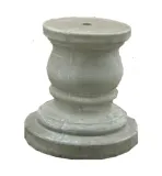 Pillar Plain Whitewash Finish - H430mm - 70kg