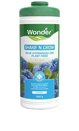 Wonder Shake &amp; Grow Blue Hydrangea (38) Plantfood 500g
