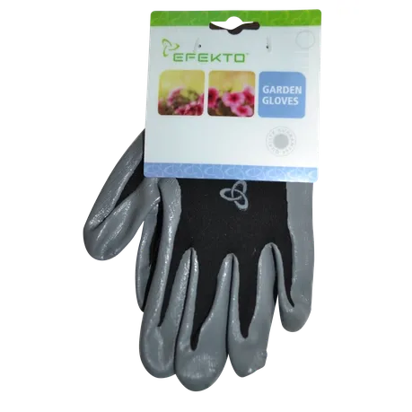 Efekto Black Nitrile Gloves Large