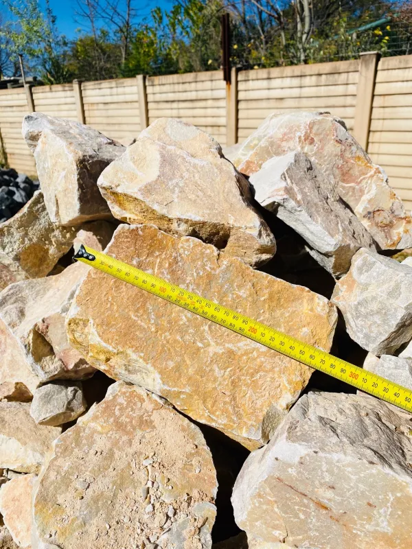 Caramel Dump Rock Stones 200-300mm (each)