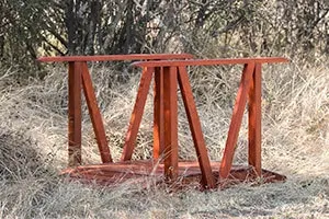 Wooden Flat Bridge L1500mm x W900mm