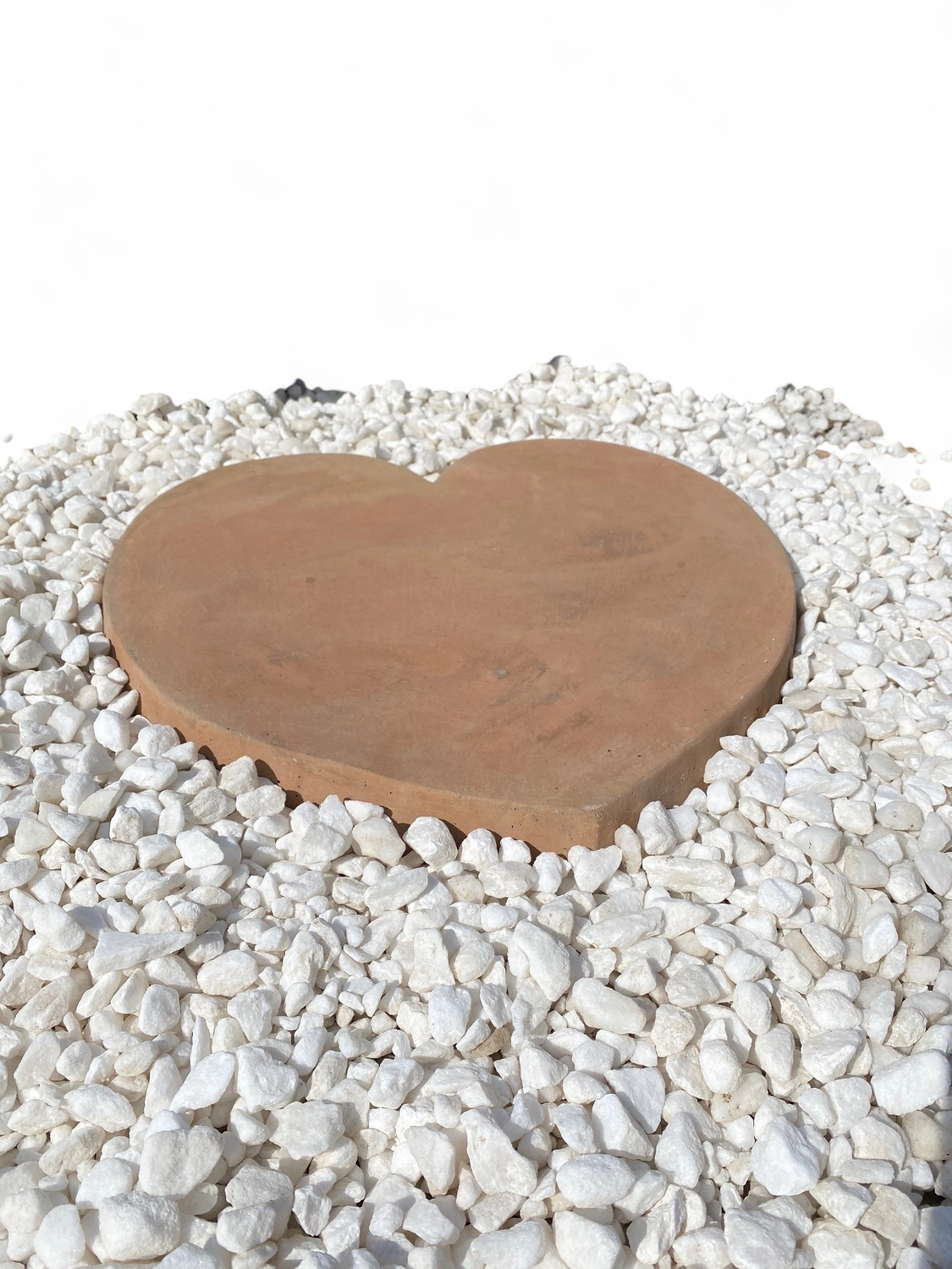 Heart Paver LARGE Soft Tan - 430x50mm - 14Kg