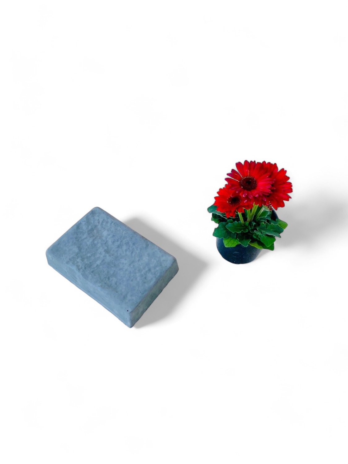 Rock Cobble Rectangle LARGE Black - 225x155x50mm - 4kg