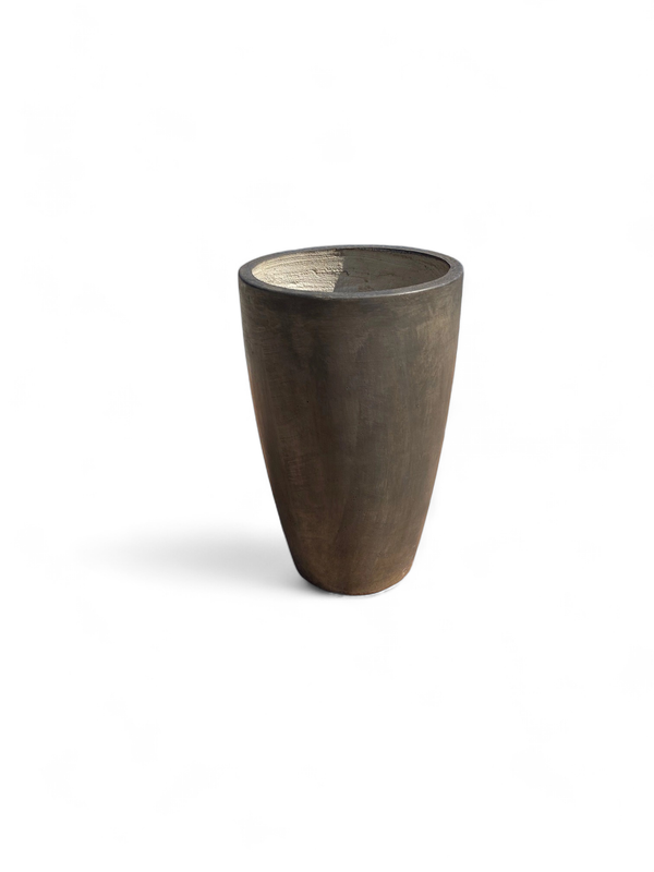 Lechuza Planter Large Weathered Grey Finish - H760mm x W475mm - 28Kg