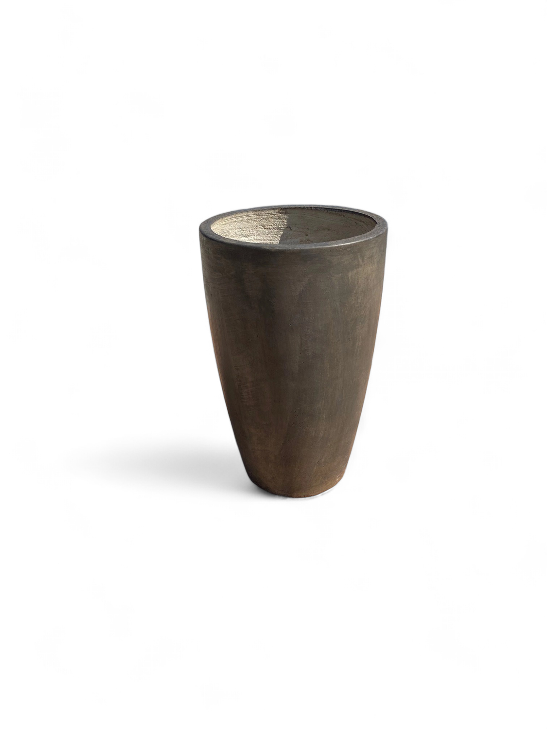 Lechuza Planter Large Weathered Grey Finish - H760mm x W475mm - 28Kg