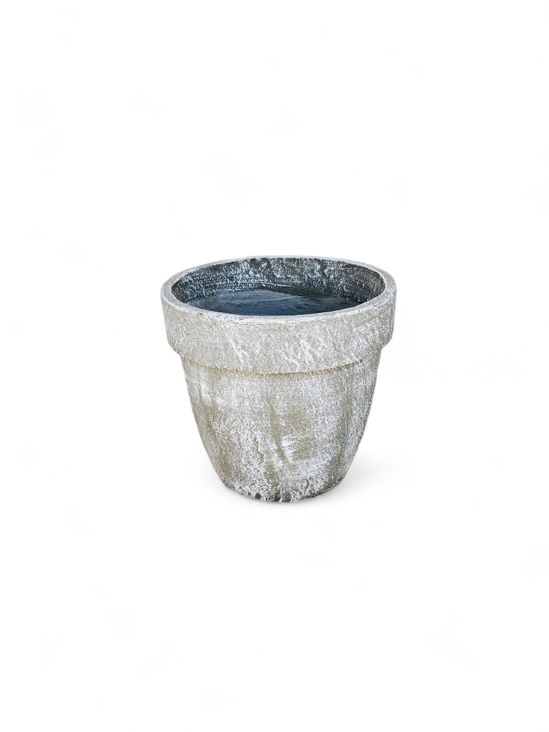 Lollipop Planter Large Whitewash Finish - H350mm x W390mm - 14kg