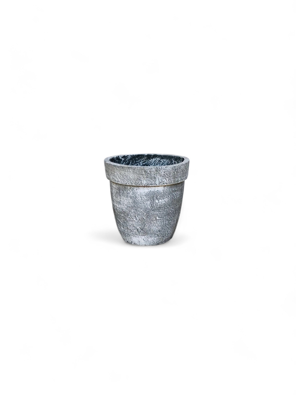 Lollipop Planter Medium Whitewash Finish - H300mm x W300mm - 9kg