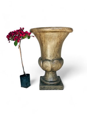 Joshua Urn Large Weathered Brown Finish - H1207mm x W870mm - 145kg