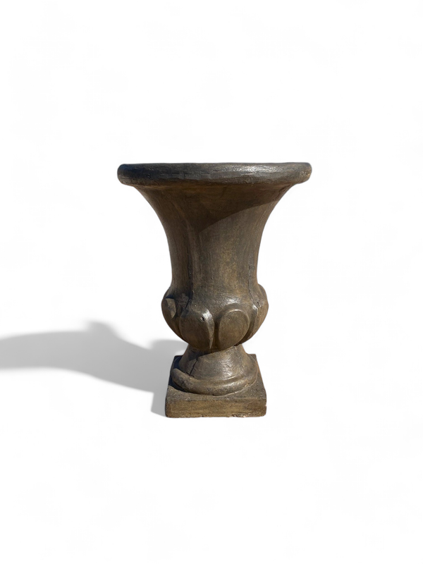 Joshua Urn Medium Weathered Grey Finish - H905mm x W670mm x Base 400mm - 55kg