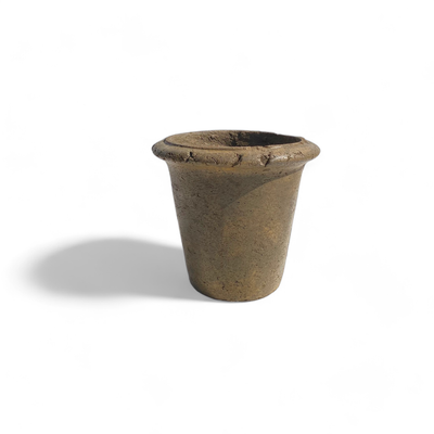 One Ring Pot Small Rustic Antique Amber Finish - H250 x W270mm - 6kg