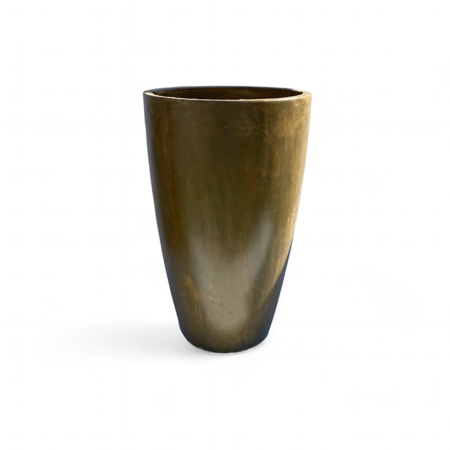 Lechuza Planter Antique Amber Finish - H760mm X W475mm - 28kg