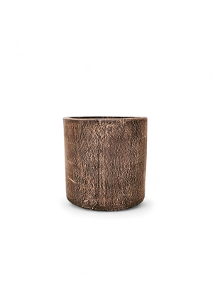 Cylinder Pot Large Mecca Brown - H350mm x W370mm - 12kg
