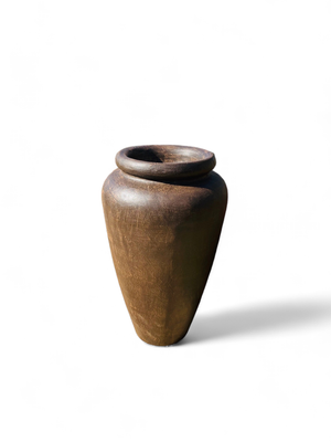 Ansie Vase Mecca Brown Finish - H980mm x W600mm - 45kg