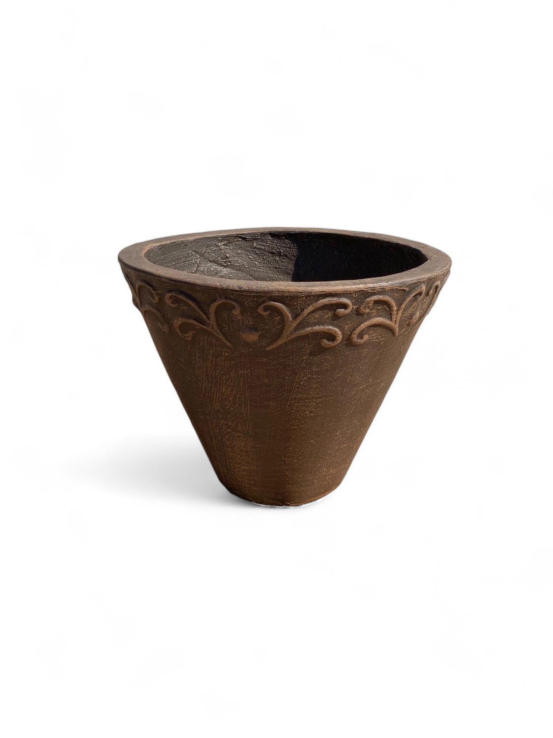 Floral Large Mecca Brown Finish - H400mm x W480mm- 15kg
